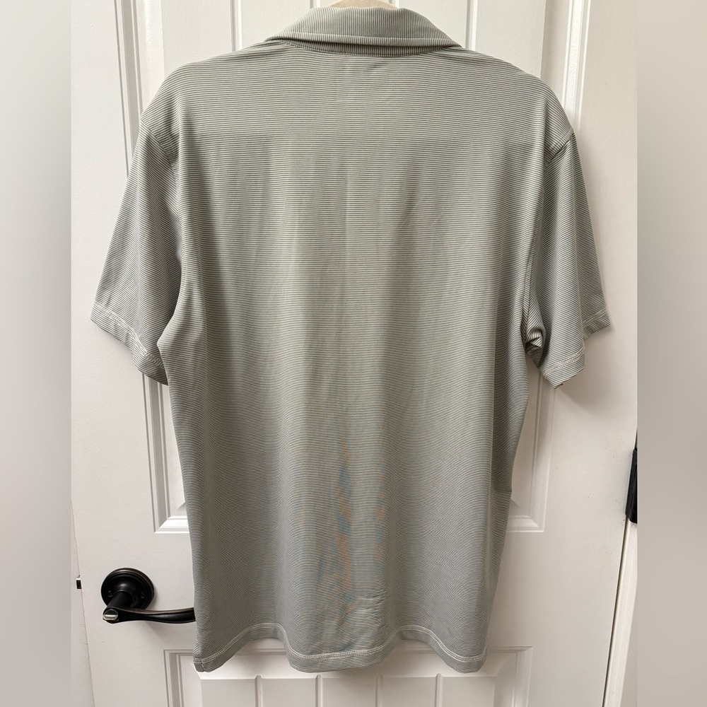 Linksoul Men's Classic Striped Polo in Gray - Picture 5 of 8